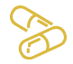 Vielfältige Produktauswahl Icon mit zwei Pillen – symbolisiert unser Produktangebot